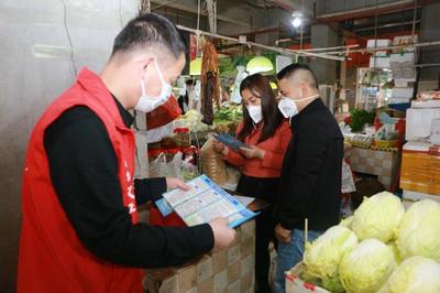 市場監管巡查顯成效 香梅市場防疫舉措落實到位